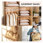 10 Set Compression Packing Cubes for Travel Gifts Mom Women (Beige)