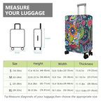 Travel Luggage Cover Suitcase Protector Fits 18 (Travel-11 / L(25-28in))