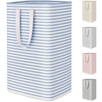 75L Large Collapsible Laundry Basket with Extended Handles (Dark Blue / 75L)