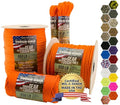550 Paracord 100% Nylon (Neon Orange / 100 Ft.)