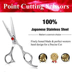 5.0 inch Silver Barber Hair Cutting Scissors (5 Inch (Pack of 1))