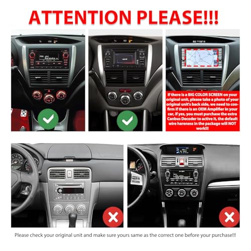 for Subaru Forester 2009 (Octa Core-6G-128G)
