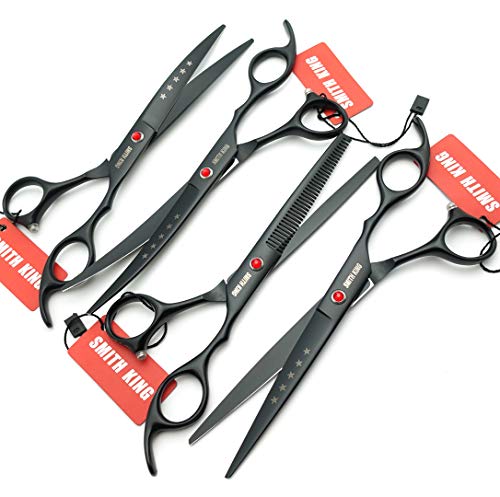 7.0in Professional Pet Grooming Scissors set (Matt Black)