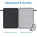 Portable Diaper Changing Pad (Black Geometry (27'' X20''))