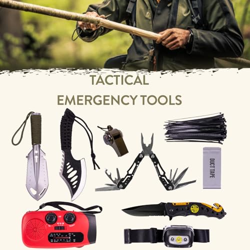 Bug Out Bag Backpack Survival Kit (1 Person - (Lone Wolf))