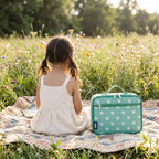 Insulated Lunch Box for Kids (9.75 x 7 x 3.25 inches / Daisy)