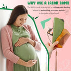 Birthing Comb for Labor and Delivery (Fish)