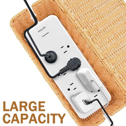 2PCS Cable Management Box (13.0" (L) x 5.5" (W) x 5.1" (H) - 2 Pack)