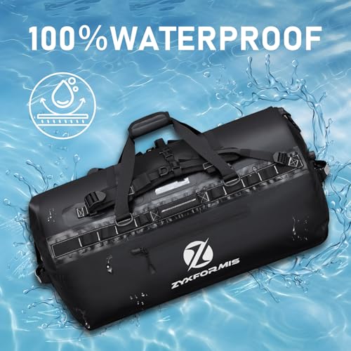 Waterproof Duffel Bag with 500D PVC Fabric (65L)