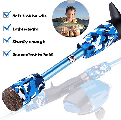 Kids Fishing Pole (Blue&Blue / 4.92 ft)