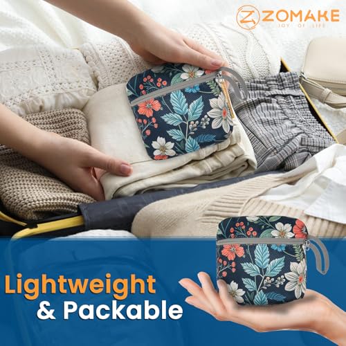 Lightweight Packable Backpack 25L (25L / Royal Blue, Floral)