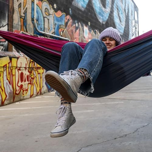 Double Deluxe Hammock (Olive Green/Khaki)