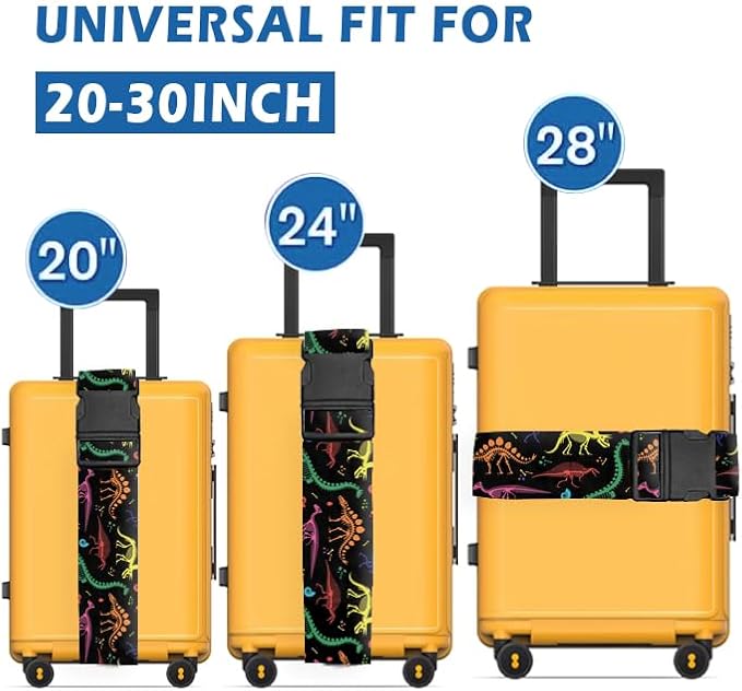 Luggage Straps for Suitcases Travel Belt Accessories, Cute Suitcase Strap - Image 2
