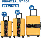 Luggage Straps for Suitcases Travel Belt Accessories, Cute Suitcase Strap - Image 2