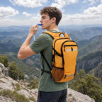20L Hydration Backpack with 3L Water Bladder Water Backpack for Hiking Hydration Pack Insulated Daypack for Commuting Orange (Orange / 3L Bladder)
