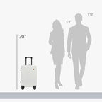 20 Inch Carry on Luggage, Airline Approved 22x14x9 Hard Shell Carry on Suitcase - Image 5
