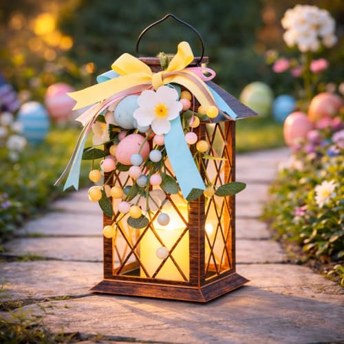Easter Solar Lanterns Outdoor (Easter-1Pack)
