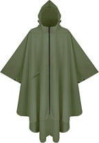 PTEROMY Hooded Rain Poncho for Adult by PTEROMY
