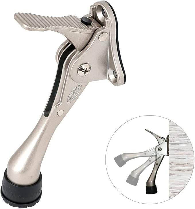 Door Stopper, One-Touch semi-Automatic Metal Door Stopper, - Image 8