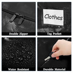 4 Pcs 24 Gallon Extra Large Moving Bags Heavy Duty Storage Bag (24 Gallon / Black)