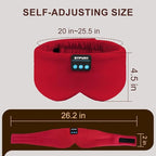 Sleep Mask Bluetooth 5.4 Headphones Soft Wireless Headband Eye Mask Blackout - Image 6