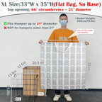 Canvas Laundry Bag 33"Wx 35"H (Geom Arrow,1pc XL / XL 33"W x 35"H┃1 Pack)