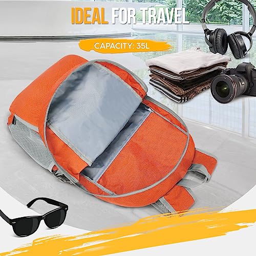 Lightweight Packable Backpack 35L (35L / C-orange)