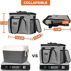 Soft Cooler Bag (Heather Gray / 30 Cans)