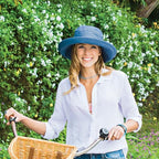 Wallaroo Women’s Casual Traveler Sun Hat (Medium / Slate Blue)