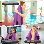 Quick Dry Travel Towel (Purple)
