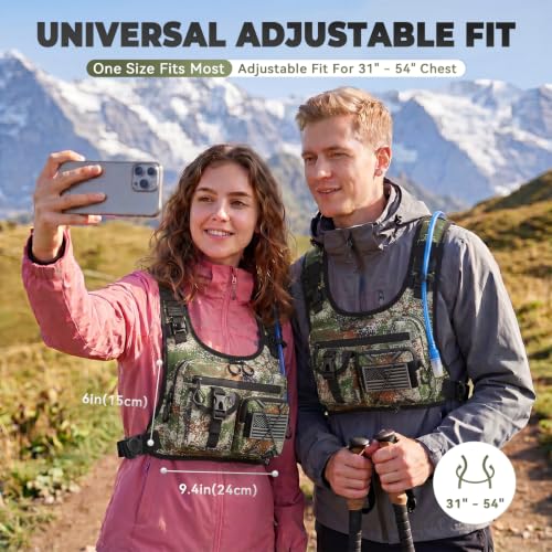 USA Patent Running Hydration Vest Backpack (Cagreen / Standard)