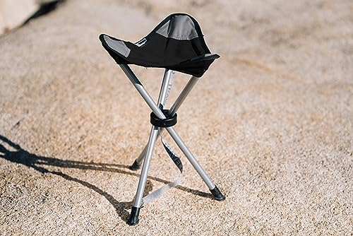 Slacker Tripod Chair for Camping (Black / Original Slacker)