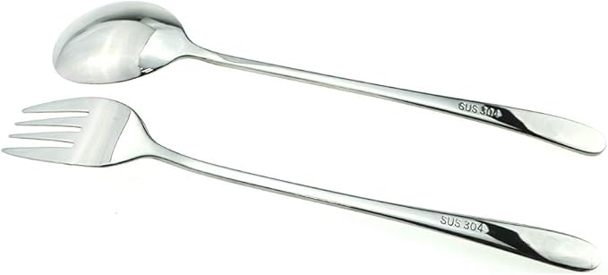 7 Pcs Portable Flatware Set, 304 Stainless Steel Cutlery Set Travel Utensils - Image 5