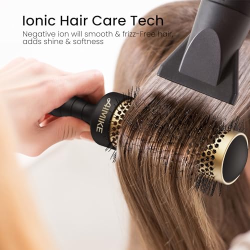 Round Brush for Blowout (black gold / 1.7 Inch)