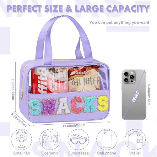 Snack Bag for Travel (Snack-Purple)