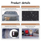 Travel Makeup Bag Organizer Cosmetic Bag (02-C-Black)