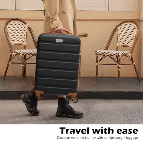 Luggage Set 3 Piece Lightweight Durable Hardshell (Sakura Pink)