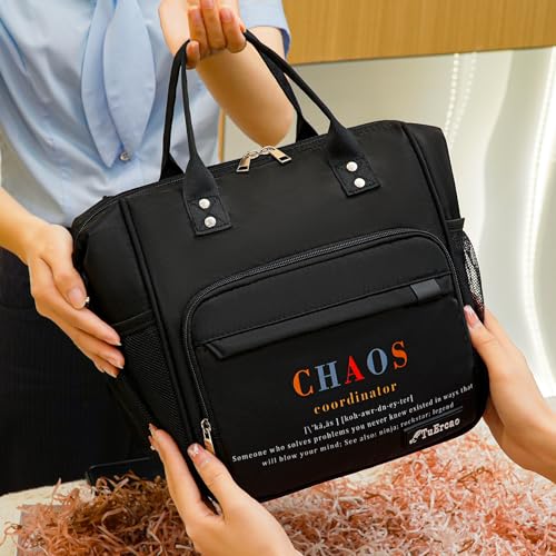 Chaos Coordinator Lunch Bag Cool Gifts for Coworkers Employee Appreciation Gifts Office Gifts Administrative Professional Day Gifts Useful Assistant Principal Boss Gifts for Women for Work (Large / Co-worker)