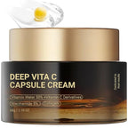 Deep Vitamin C Golden Capsule Face Moisturizer - Liposome Capsules For Wrinkles, Skin Radiance - Transparent Gel with Collagen & Niacinamide for Firming, Repairing, Hydrating Skin Care