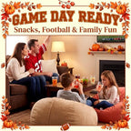 50 Pcs Fall Football Plastic Cups 12 oz for Party (Fall Football)