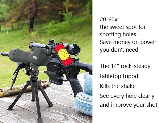 Emarth 20-60x60 Angled Spotting Scope - Image 4