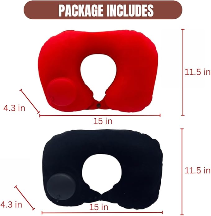 Vorgato Luxury- Inflatable Travel Pillow - Image 3