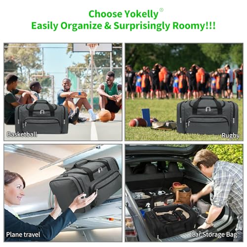 Sports Duffel Bag 20 inch for Travel Gym (Gray / 20 inch)