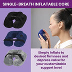 Inflatable Travel Pillow (Midnight)