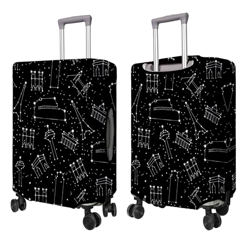 Travel Luggage Cover Suitcase Protector Fits 18 (A-1 / L(25-28in))