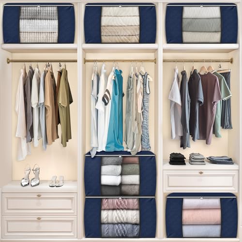 90L Clothes Storage (3 Pack-90l / Blue)