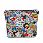 Women Cosmetic Bag Graffiti (9 x 7.1 inch / Graffiti)
