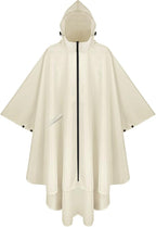 PTEROMY Hooded Rain Poncho for Adult by PTEROMY