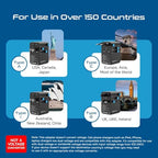 Universal Travel Adapter (Black/Blue)