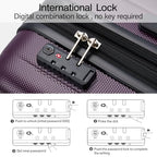 Expandable Hard Shell Luggage Sets (3 Pc Set EXT (20/24/29) / Purple)